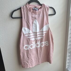 adidas Pink Trefoil Sleeveless Tank